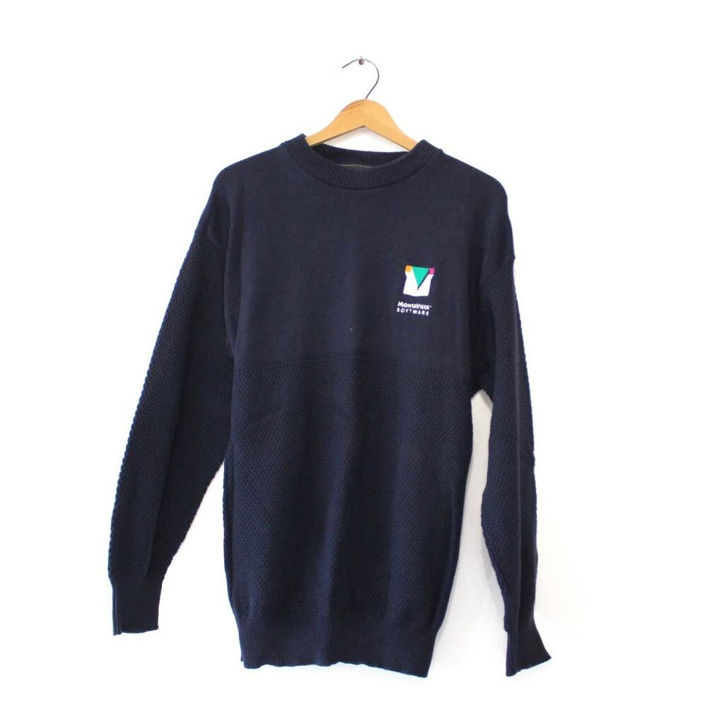 Vintage MontaVista Computer Software Sweater Medium